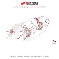 Coolant Pump (E-9-A) HONDA Sh 125 / Sh 150 (January2020+) Parts Catalogue