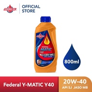 FEDERAL OIL Matic y 40 20W-40 0.8L 800ml - Automatic Motorcycle OIL
