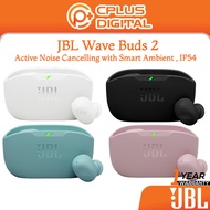 JBL Wave Buds 2 Wireless Noise Cancelling Bluetooth Earbuds with 40 Hours Playtime, JBL Pure Bass So