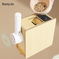 [BaotyJie] Millet Husk Separation Machine Wooden Grain Splitter for Birds Portable Winnower Blower f