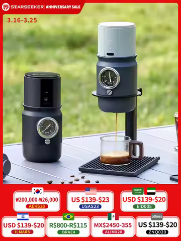 STARSEEKER Super58 Portable Electric Espresso Machine Travel Coffee Maker For Camping Car Coffee Mak