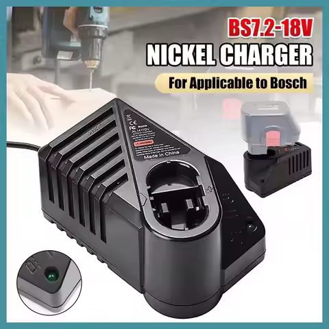 Charger For Bosch Ni-CD Ni-MH Battery Electrical Drill 7.2V 9.6V 12V 14.4V Battery GSR7.2 GSR9.6 GSR
