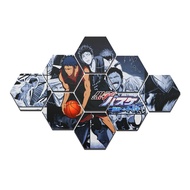 Hexagonal Wall Decoration 1 Set Anime Aomine Daiki Special Edition pusatmode1234