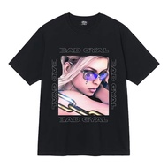 COD Bad Gyal Fashion Graphics Tees Oversized Mens Tshirt Casual Pure Cotton Crewneck Comfort Y2K Clo