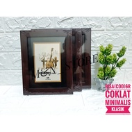 KAYU 1 SET Contains 3 Photo Frames/Photo Frames/6R Brown Wood Pattern Frames