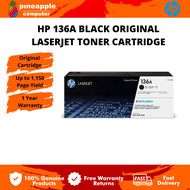 HP 136A / 136X High Yield Black Original LaserJet Toner Cartridge W1360A 1150 pages / W1360X 2600 pa