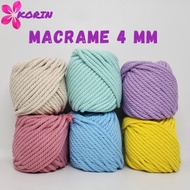 KATUN Macrame Cotton Rope Colors 4mm 100gr / Macrame Cotton Rope Colors / Macrame Yarn