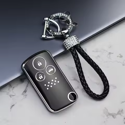 TPU Car Key Fob Case Cover for Honda CRV Fit Shuttle Fried Freed Spike StepWGN RG1 Spada CRZ Shell H