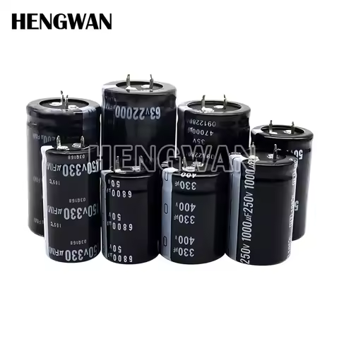 2pcs Good quality 16V 25V 35V 50V 63V 80V 100V 200V 250V 400V 450V 820UF 6800UF 10000UF 22000UF Alum