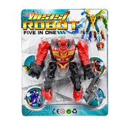 Joyit 5 in 1 Transformer Robot Toy