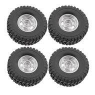 4PCS Tires & Wheels Rims Remote Control Cars Accessories for 1/16 RC Car Upgrade Parts