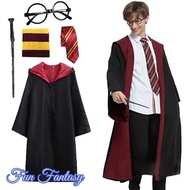 Malaysia Ready Stock🔥Movies Storybook Wizard School Academy H/P Kids Cosplay Costume Set
