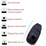 Key Cover For Mercedes Benz AMG W203 W210 W211 W124 CLA GLA GLK Car Key Chain