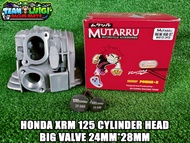 MUTARRU HONDA XRM 125 CYLINDER HEAD BIG VALVE 24MM*28MM