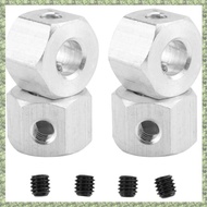 4PCS 5mm to 12mm Metal Combiner Wheel Hub Hex Adapter for D12 C14 C24 B14 B16 MN D90 D91 RC Car Upgr