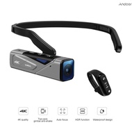 ORDRO EP7 Head Wearable 4K 60fps Video Camera First Person View Hands-Free Camcorder APP Control Aut A1118