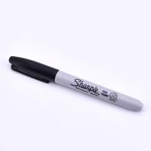 1pc Sharpie Pen Normal Pen not Gimmick Pen Black Marker for Magician Magic Accessories Close Up Tric