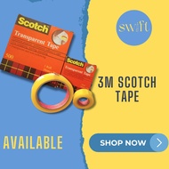 3M Scotch Tape – 18mm x 50m , / 18mm x 25m, both 3/4 inch