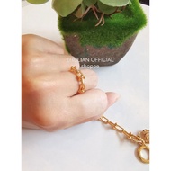 Zhulian (RG5031) Saduran 24K Gold Ring. Zhulian Ring 24K Gold Plated.