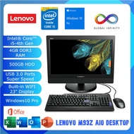 (Refurbished AIO Desktop) Lenovo ThinkCentre M93z All In One PC | 23" inches Display | i5 -4th Gen |