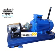 [READY STOCK ]ROTOFLUID Stainless Steel Gear pump FTSS 316 SS FTSS 200 2 inch with TECO MOTOR (OPTIONAL)