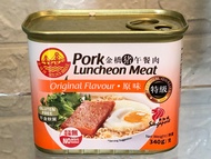GOLDEN BRIDGE Singapore Pork Luncheon Meat Original Flavour｜金桥猪午餐肉原味 340g
