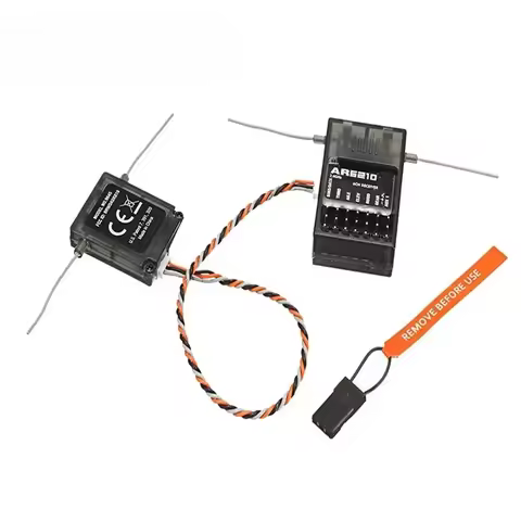 AR6210 DSMX 6 CH RC Receiver RX W/ Satellite Support for DSM2 SPEKTRUM DX6i DX7 DX8 DX9 JR DSX6 DSX7