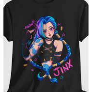 Jinx, Video game T-shirt, Anime merch, Gift for gamers, Graphic Tee, Arcane