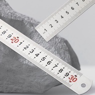 Brutfuner Stainless Steel Ruler 100cm - 1m Flexible Metal Measuring Tool for School Office DIY