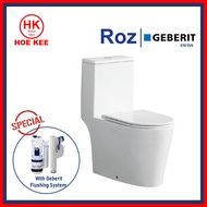 ROZ 838-G Twister 1-PC Toilet Bowl *TORNADO FLUSH* with Geberit Flushing System