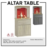 Altar Table Altar Cabinet Prayer Cabinet Prayer Table 3FT Altar Table FengShui Table Buddha Table 神台