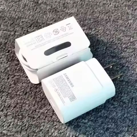 For Samsung S20 S21 S22 S23 S24 Ultra US Charger 25W Super Fast Charge Adapter For Galaxy Z Flip Fol