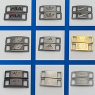 Suitable for Nike Shoelace Decoration Iron Plate Air Force No. 1 AF1 Metal Shoelace Buckle Signage A