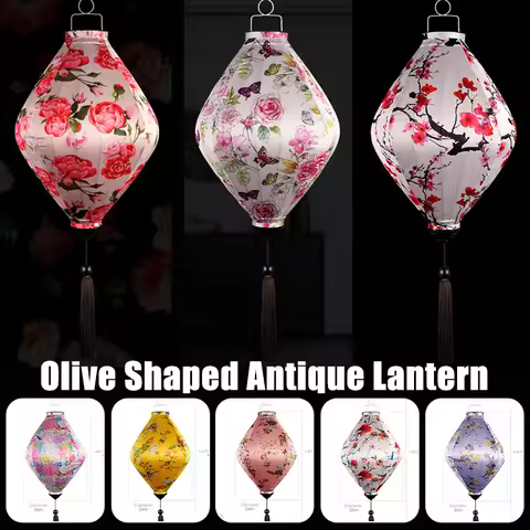 12/14 inch Vietnam Mid-autumn Lantern Oriental Palace Lanterns Festival Party Decor Retro Chinese Fl