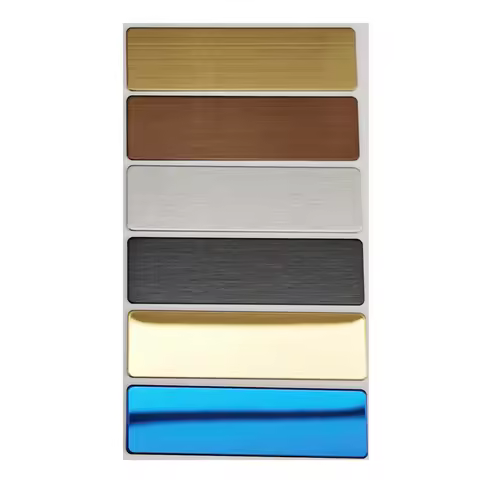 5pcs/Lot Blank Brooches size 5x1.5 6X2 7x2 7x2.5 8x2.5cm Laser Engraving Material Metal Badge Stainl