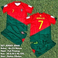 - Ronaldo Messi Kids Football Jersey Set Ages 1-15 Years Outdoor sport Kids Jersey