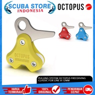 Pulling System Octopus Freediving Classic For Line 8-12mm Contract System Pulley Pulley Rope Puller 