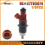 1/6x E7T05074 Fuel Injectors 68F-13761-00-00 E007T25071 For MITSUBISHI CARISMA Saloon PAJERO PININ 1
