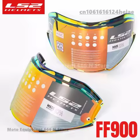 LS2 Valiant II helmet visor glod shield only for LS2 FF900 model with anti-fog patch holes