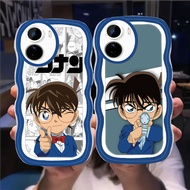 S-40 Detective Conan Casing for VIVO Y22s Y02t Y02s Y02 Y22 Y35 Y16 Y75 5G transparent TPU