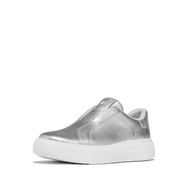 FitFlop RTG Leather Laceless Sneakers - Silver (E4T-011)
