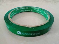 lakban food hijau grep online food 12mm 50 yard isolasi grabfood grab food
