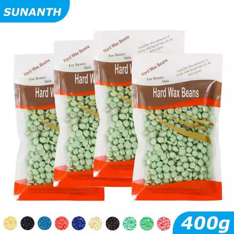 400g/50g Painless Hot Film For Body Hairs Removal Beans Brazilian Hard Waxing Wax Beans Waxing Machi