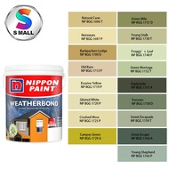 *📌📌* (1696-1766) 5L Nippon Paint Exterior Weatherbond Delightful Greens & Blue Greens