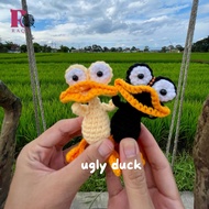 Knitted Duck Hook | Amigurumi Ugly Duck Crochet