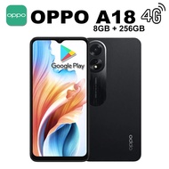 OPPO | OPPO A18 8GB+256GB ระบบ Mediatek Helio G85 แบตเตอรี่ 5000mAh ใช้งานได้ยาวนาน สมาร์ทโฟนแท้