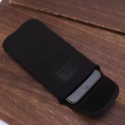 Portable Neoprene Mobile Phone Bag Case Cover Portable Phone Protective Pouch Cover Dustproof Mobile