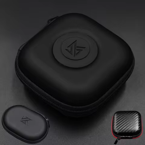 KZ PU Case Bag Earphone Headset Accessories Protable Case Pressure Shock Absorption Storage Package 