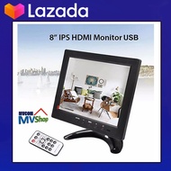 จอมอนิเตอร์ (Monitor) LED 8 นิ้ว TFT IPS HD (4:3)Signal input VGAAVPC HDMiTV รับประกัน 1 ปี (พร้อมส่
