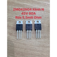 (3con)Mosfet N Channel 90A 45V ZM042N04 TO220 New, genuine, good quality